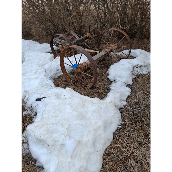 Antique Wagon Wheels/Axels