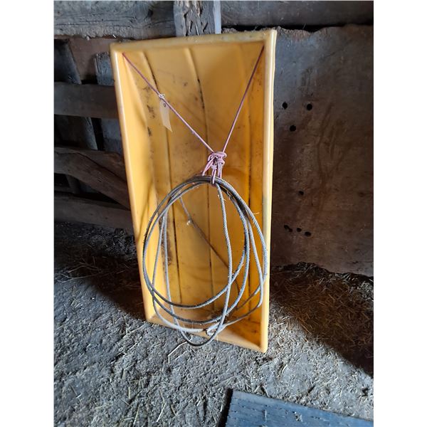 32"x24" Calf Sled with Rope