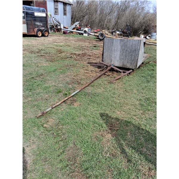 Antique Sleigh with Steel Runners