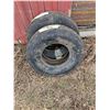 Image 1 : (2) CO-OP Tri-Rib 8 ply 11L-15 Tractor Steering Tires