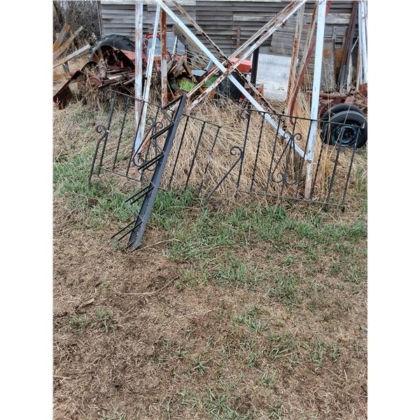 Vintage Wrought Iron Hand Rails