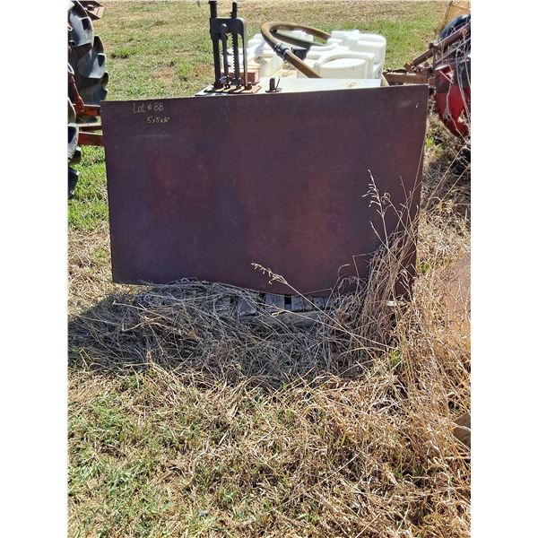 5' x 3' x 1/4" Steel Plate