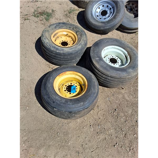 (3) Implement Tires/ Rims