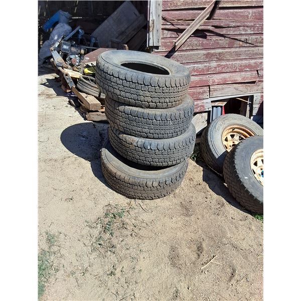(4) Uniroyal Laredo AWR II Tires