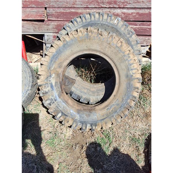 (2) BF Goodrich 8.25-20 10 ply Vintage Tires