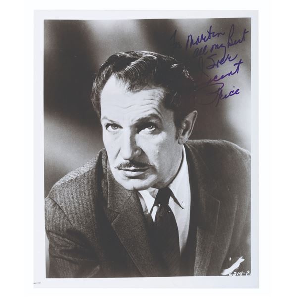 A Signed Vincent Price Headshot.
