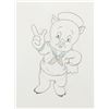 Image 1 : A Porky Pig "Any Bonds Today?” Production Drawing.