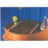 Image 1 : A Tweety Bird "Tree Cornered Tweety" Production Cel.