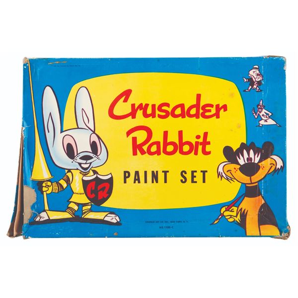 A Crusader Rabbit Paint Set.