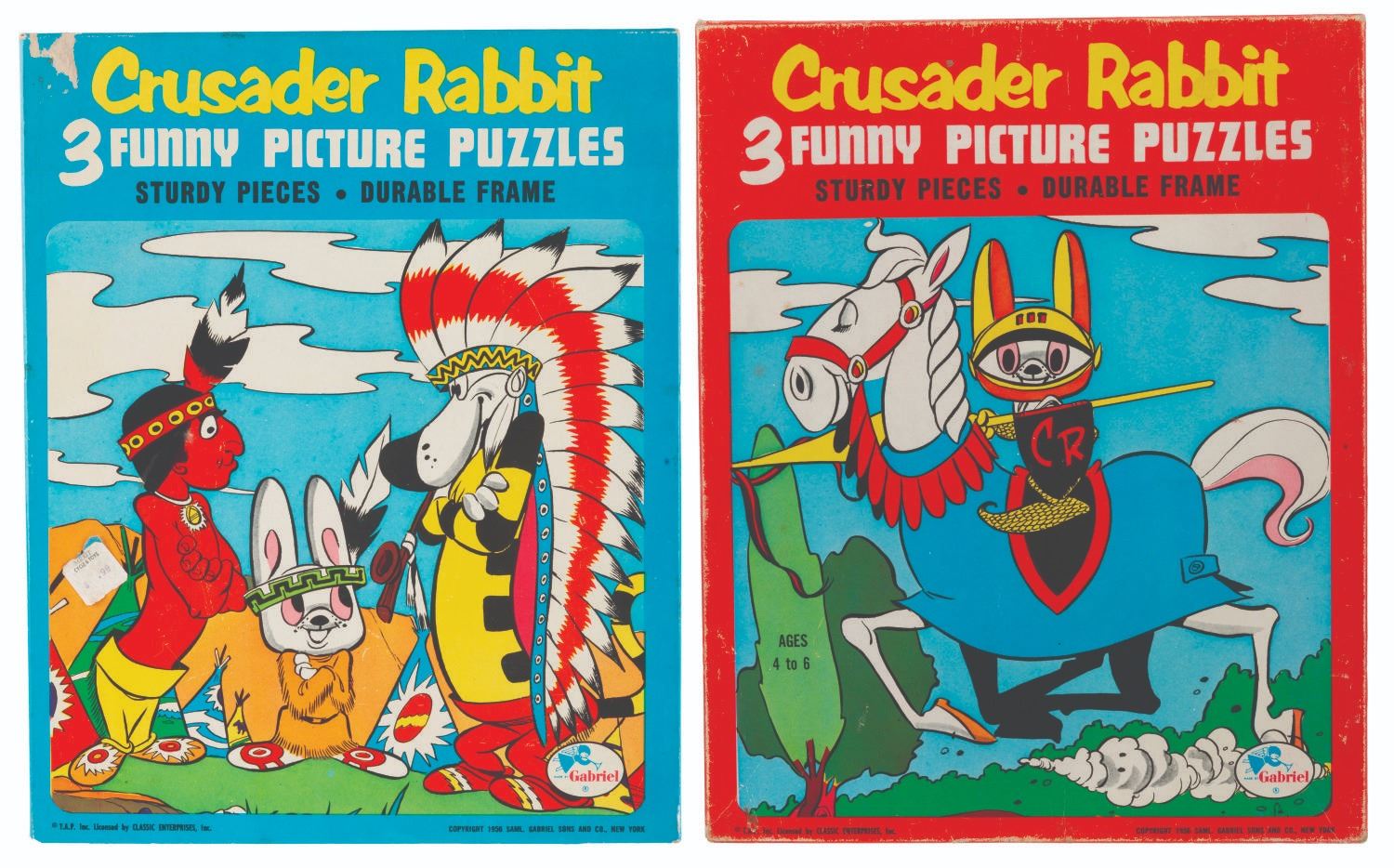 A Crusader Rabbit Puzzle Collection.