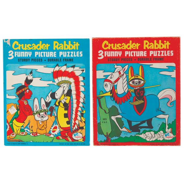 A Crusader Rabbit Puzzle Collection.