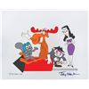 Image 1 : A Rocky and Bullwinkle Jay Ward Signed #4 Scene Cel.
