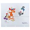 Image 1 : A Signed Rocky and Bullwinkle Baseball #12 Scene Cel.