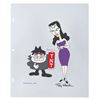 Image 1 : A Jay Ward Signed #31 Scene Cel of Boris and Natasha.