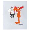 Image 1 : A Signed Bullwinkle #40 Scene Cel.