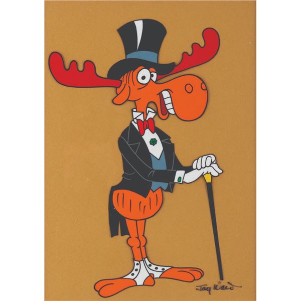 A #42 Scene Cel Signed by Jay Ward.