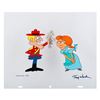Image 1 : A Dudley Do-Right & Nell #21 Scene Cel Signed by Jay Ward.