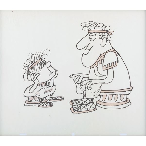 A Drawing of Aesop and Son.