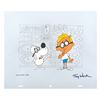 Image 1 : A Jay Ward Signed #23 Scene Cel of Mr. Peabody and Sherman.