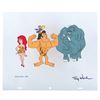 Image 1 : A George of the Jungle #45 Scene Cel Signed by Jay Ward.