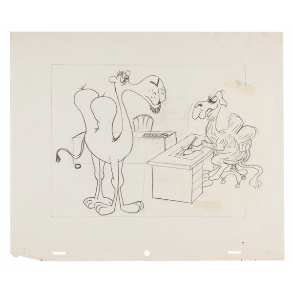 A Camel President Layout Drawing.