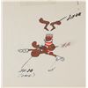 Image 1 : A Bullwinkle Cheerios Commercial Color Key Cel.