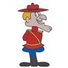 Image 1 : A Dudley Do-Right Wooden Display.