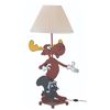 Image 1 : A Hand-Made Rocky and Bullwinkle Lamp.