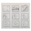 Image 1 : A Complete Original Storyboard for "Huck's Hack."