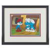 Image 2 : A Multi-Layer Cel and Background from “The Smurfs.”