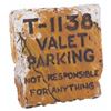 Image 2 : A "Flintstones" T-1138 Valet Parking Sign Prop.