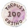 Image 2 : Three "Flintstones" $100 Tardust Casino Chips.
