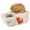 Image 1 : Bronto King Burger and To-Go Container "Flintstones" Props.