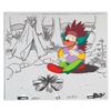 Image 1 : A “The Simpsons” Krusty the Clown Cel and Drawing.
