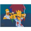 Image 1 : A Sideshow Bob “Cape Feare” Production Cel.