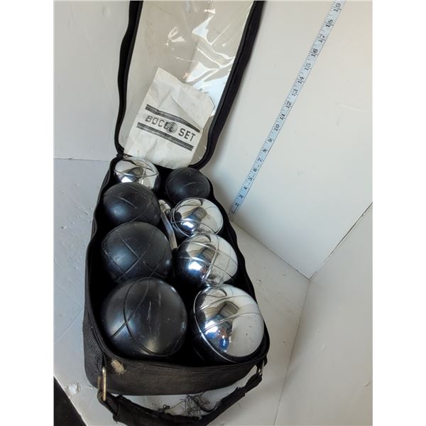 Set of Bocce Balls