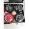 Image 3 : Sportcraft Bocce Ball Set in Metal Hard Shell Case