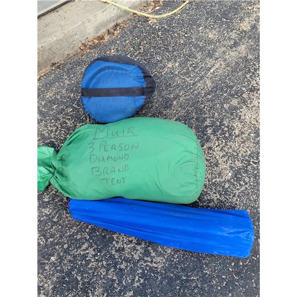 Complete 3 Person Diamond Brand Tent