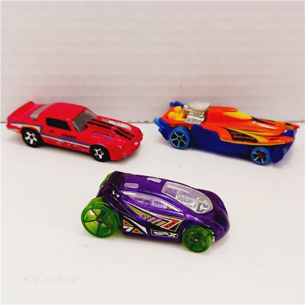 Three Hot Wheels; Chevy Camaro Z-28 Tuske, Splash Beach Patrol Orange & Vandetta Col. #174