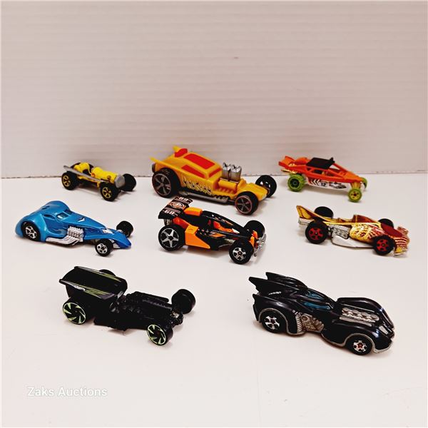 Lot of 8 Hot Wheels Diecast Cars