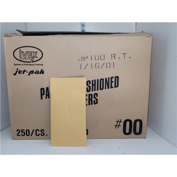 Case of 250 #00 Padded Cushion Mailers 5x10"