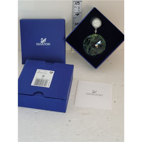 In Box Swarovski Green Bamboo Suncatcher Model A 9100 NR 000 093