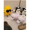Image 3 : Large Lot of Adorable Foam Stress Relievers + 2 Boxes Avon Wine Charms