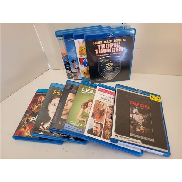 Lot of 10 Blu-Rays