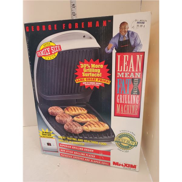 George Foreman Extra Large Family Size