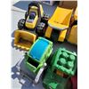Image 2 : Large Amount of Sandbox or Beach Toys - Tonka, John Deere