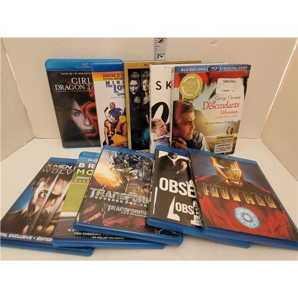 Lot of 10 Blu-Rays