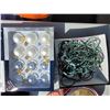 Image 3 : Christmas Lot - new Balls, Lights, Ribbon