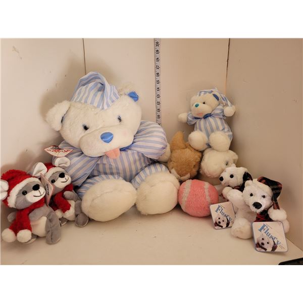 Lot of Super Sweet Plush Toys (Gund?)