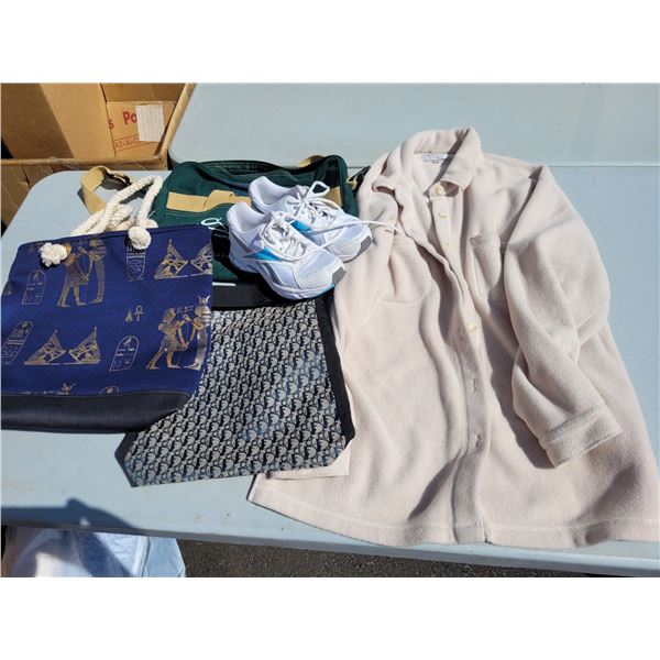 Ladies Lovers Lot - Egyptian Tote, Christian Dior? Tote, New Reebok Runners, +